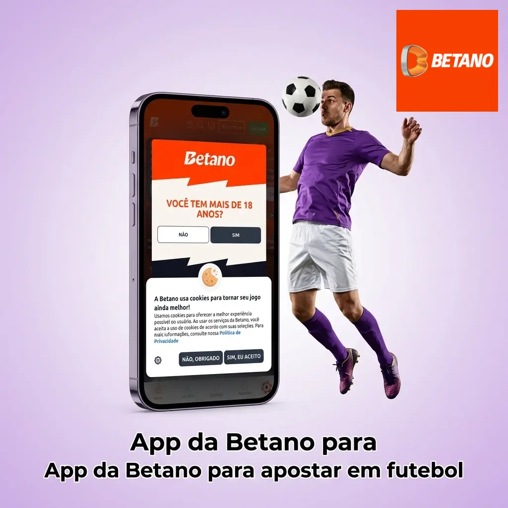 App da Betano para apostas em futebol com odds, bilhete, Pix e partidas no celular