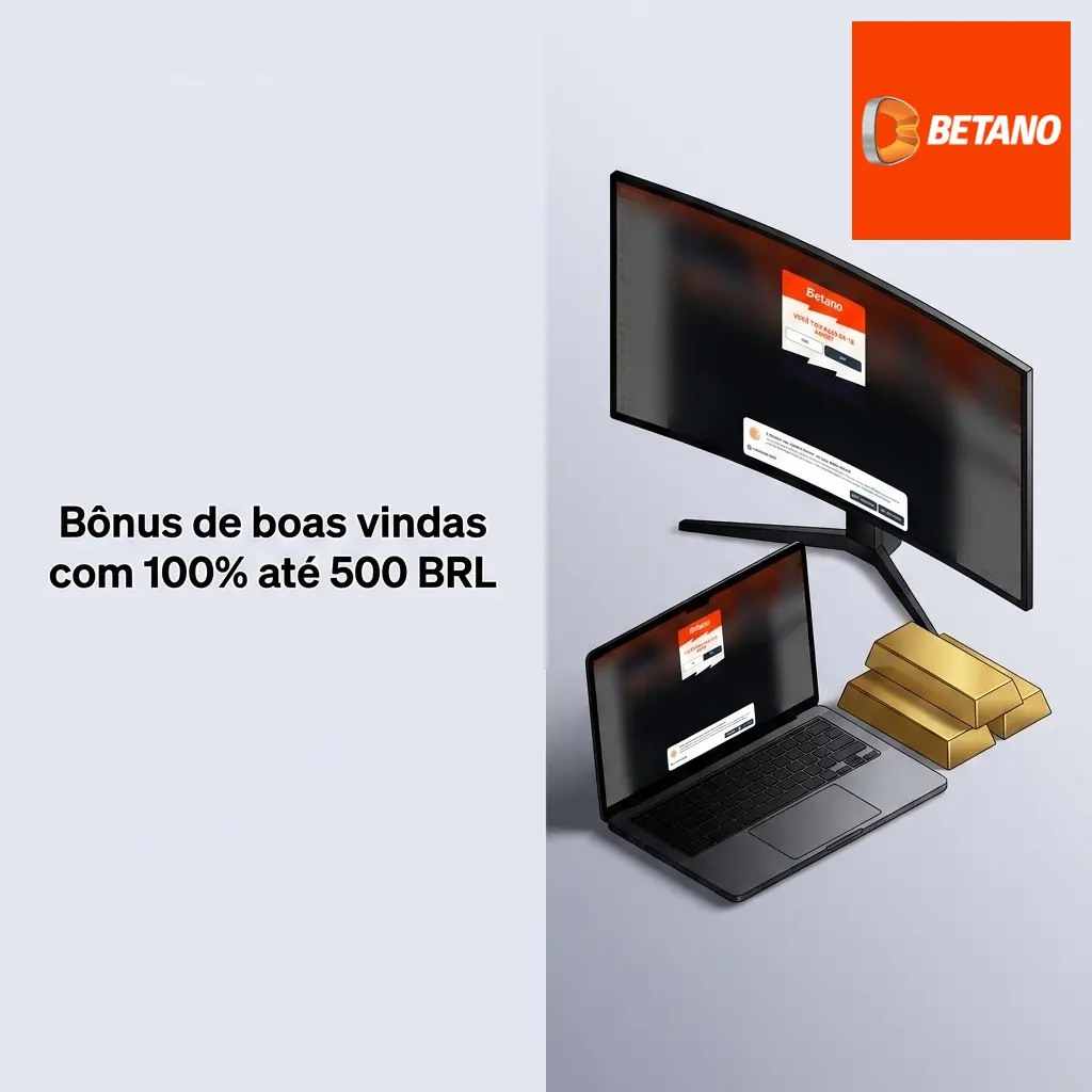 Bônus de boas-vindas Betano: 100% até 500 BRL no primeiro depósito para novos usuários