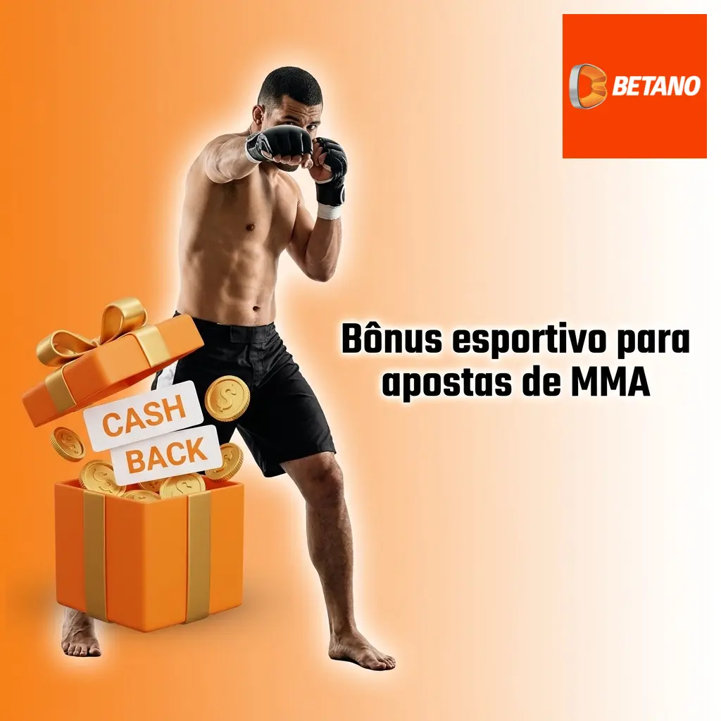 Bônus esportivo Betano para apostas de MMA, até R$ 500 no primeiro depósito