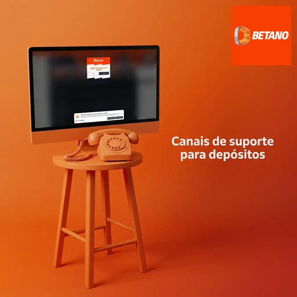 Canais de suporte da Betano para depósitos: chat, Central de Ajuda, e-mail e mensagens da conta