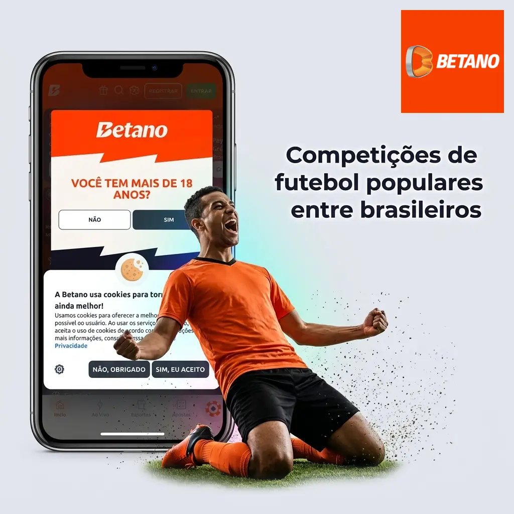 Competições de futebol populares no Brasil, com torneios nacionais e internacionais para apostas