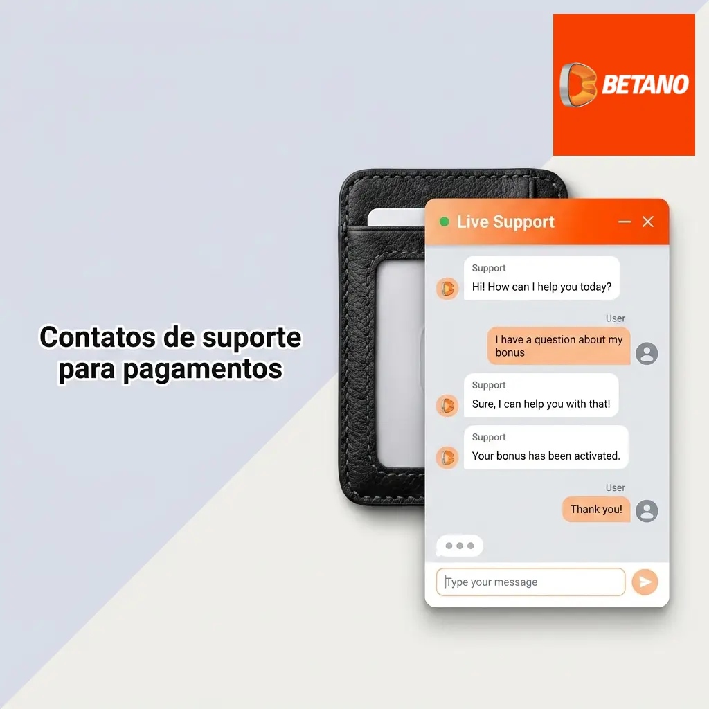 Contatos de suporte Betano para pagamentos: chat ao vivo, central de ajuda, email e histórico da conta