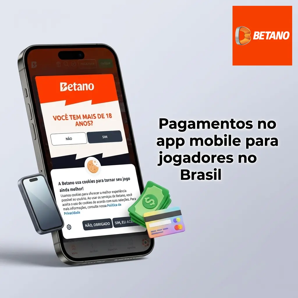 Tela de pagamentos no app mobile no Brasil com Pix em BRL e limites de depósito e saque antes da confirmação
