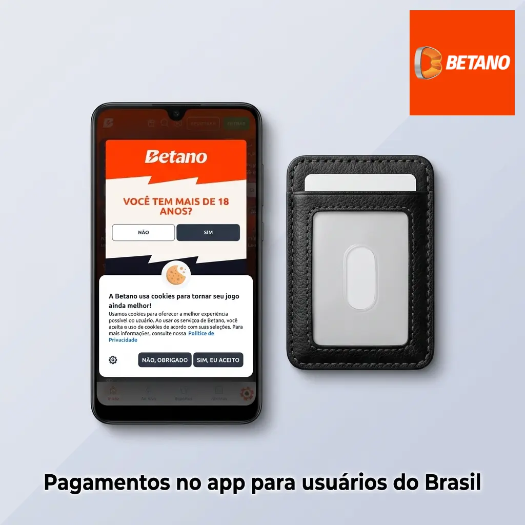 Pagamentos no app no Brasil com Pix para depósitos e saques em BRL, mínimo de 20 reais
