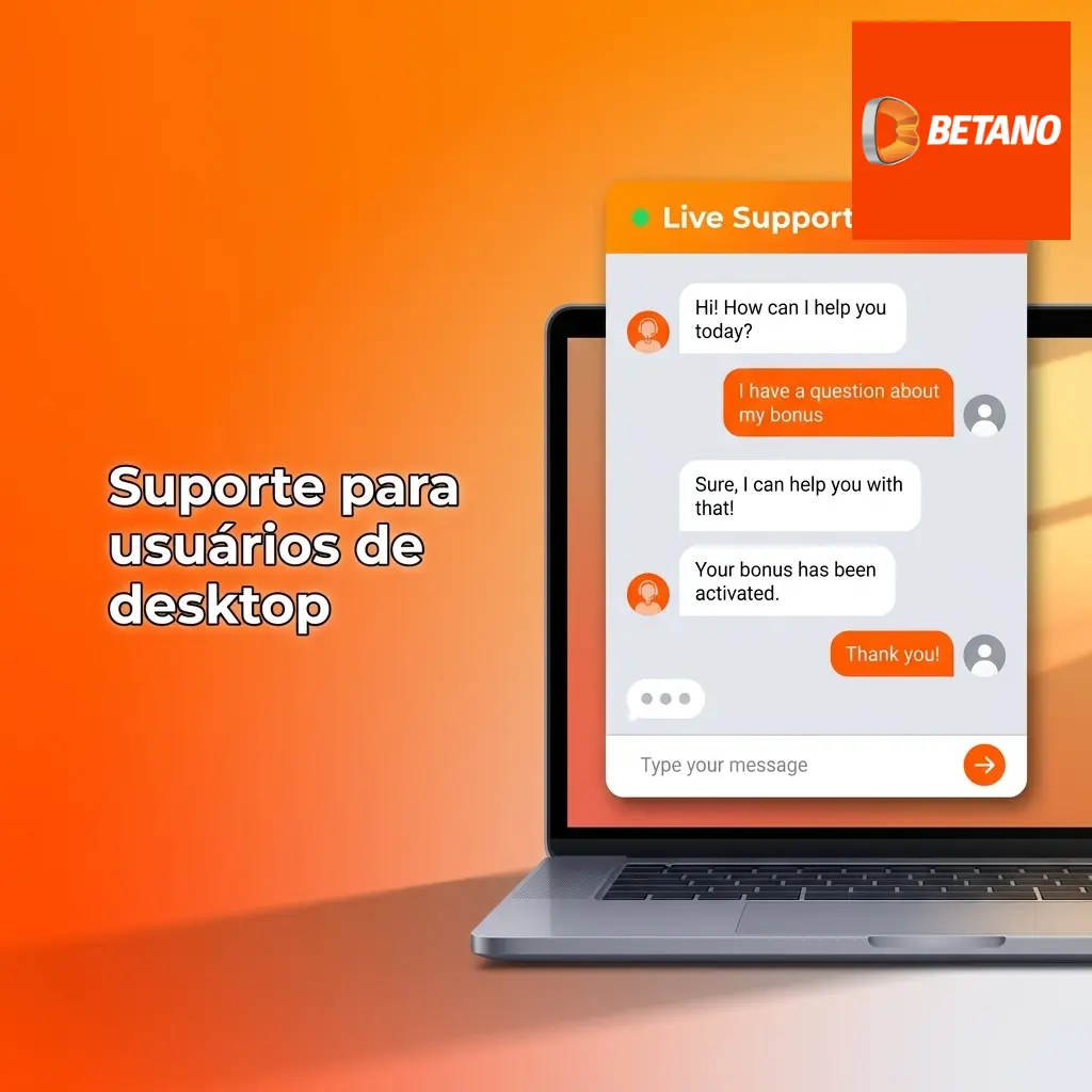 Canais de suporte para usuários no computador: chat ao vivo, e-mail, Central de Ajuda, Instagram e X da Betano