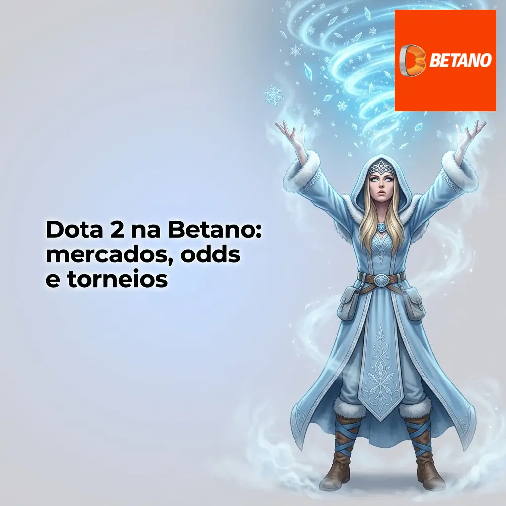 Dota 2 na Betano com odds decimais, mercados de apostas e torneios como The International e ESL One