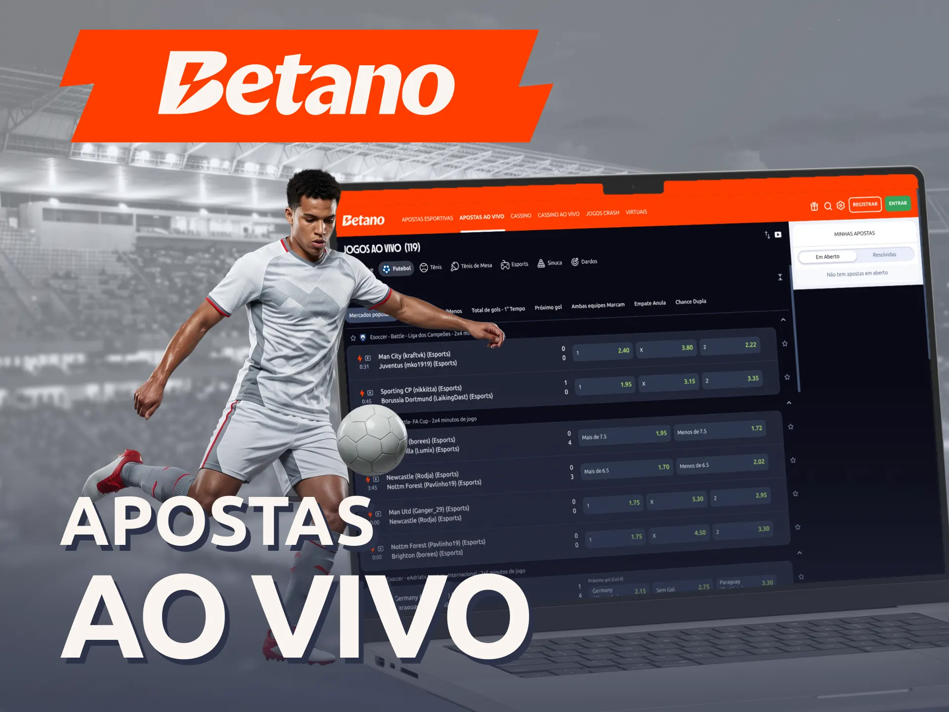 Aproveite as cotações dinâmicas fazendo palpites de apostas ao vivo Betano.