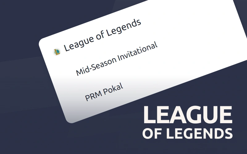 Acompanhe o campeonato mundial jogando no League of Legends eSports Betano.