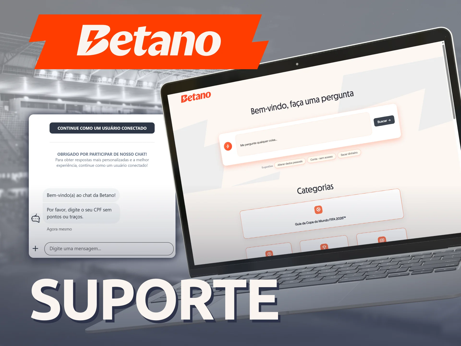 Resolva suas dúvidas contactando a equipe de atendimento e suporte Betano.