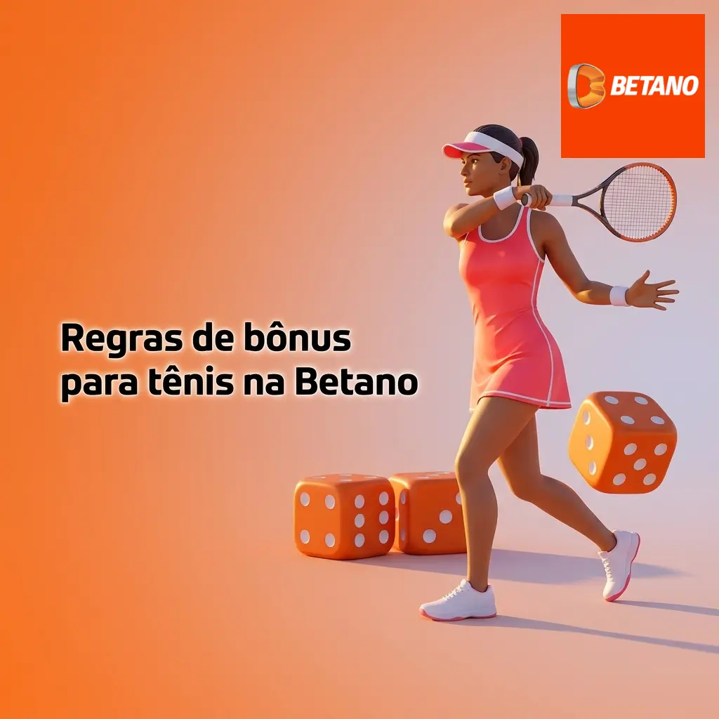 Tela de promoções da Betano com regras de bônus para apostas de tênis e botão resgatar bônus