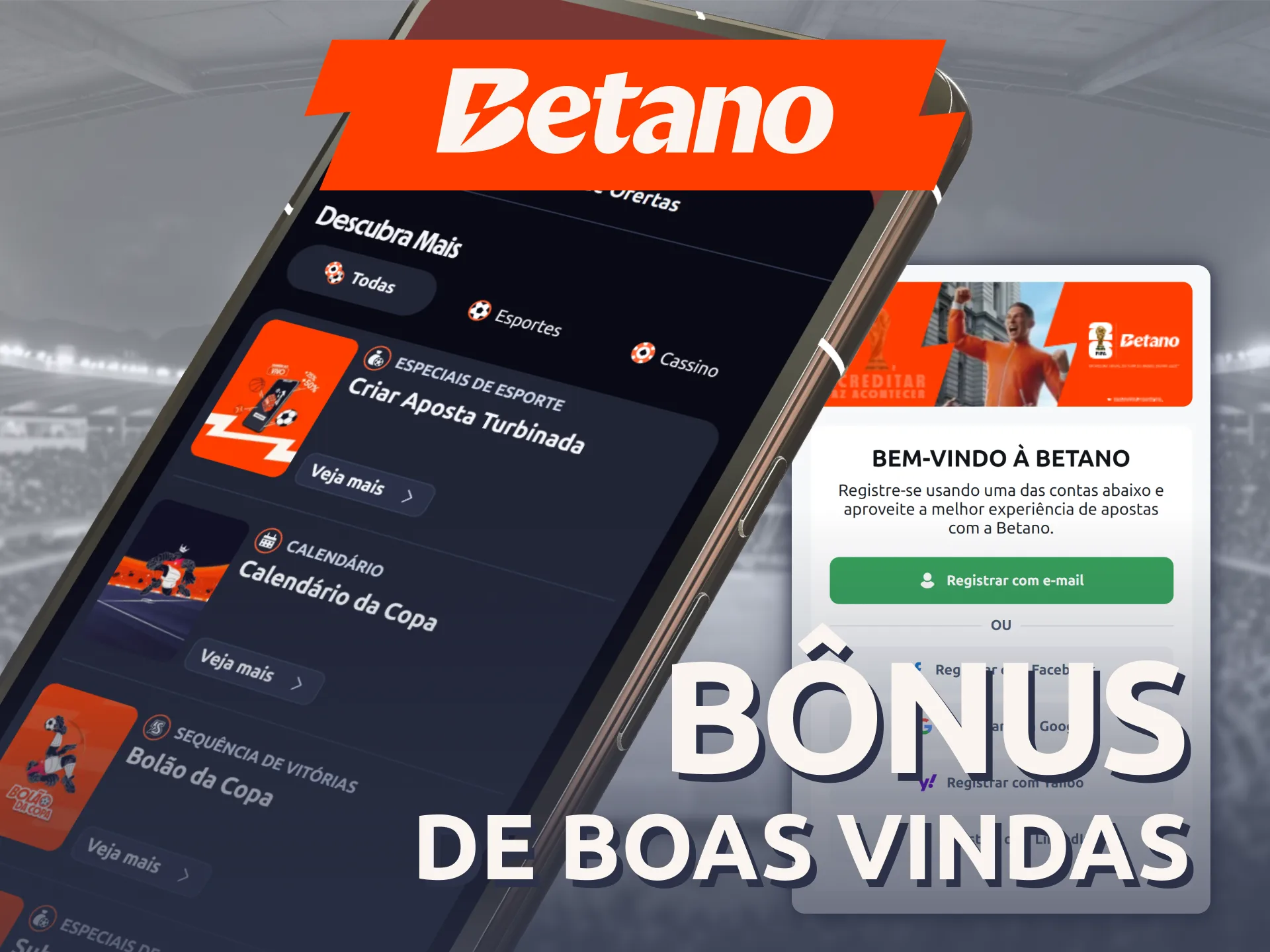 Ative o seu bônus de boas vindas utilizando o Betano Aplicativo.