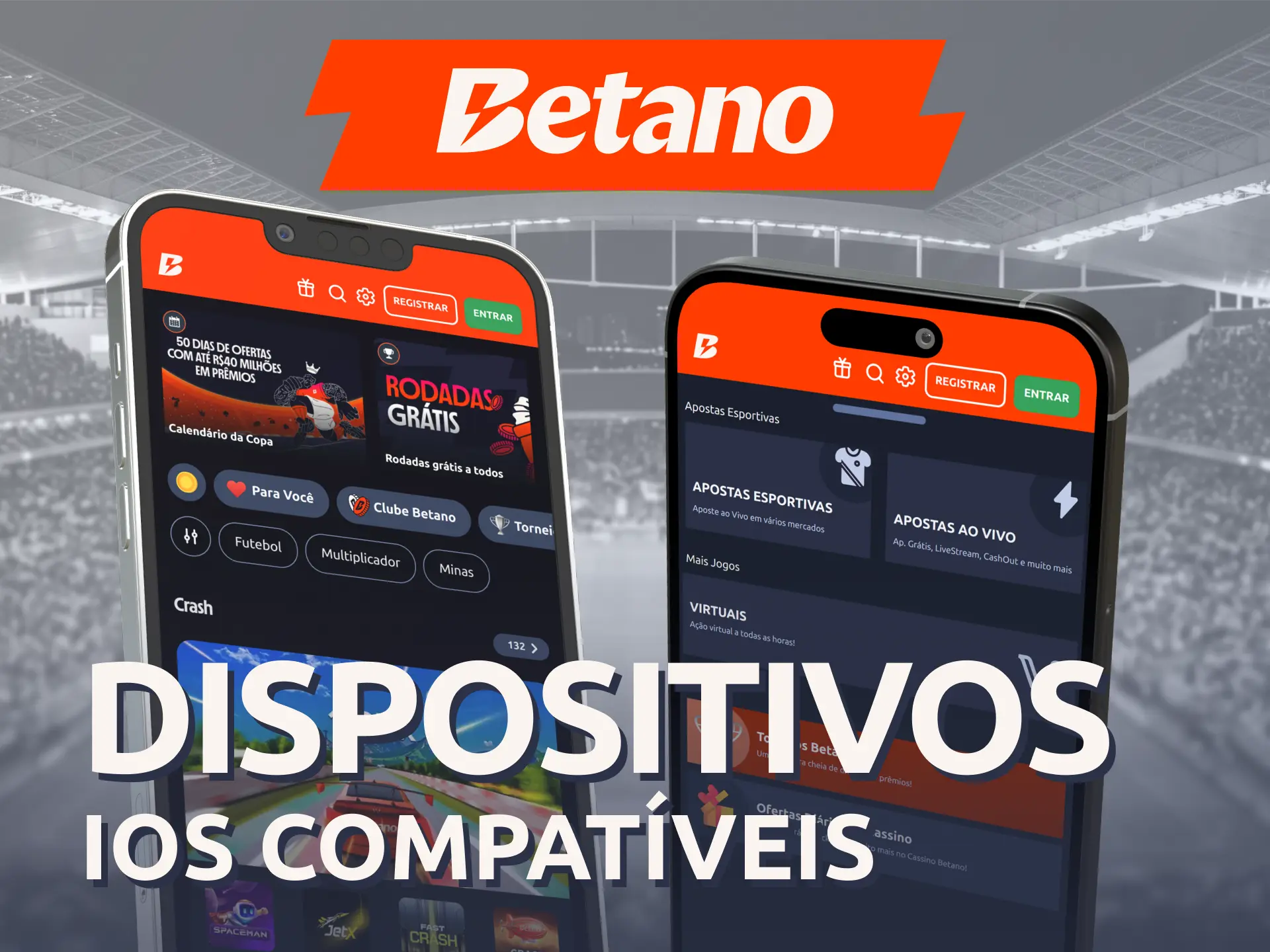 Confira os requisitos de sistema necessários para rodar o Betano Aplicativo iOS.