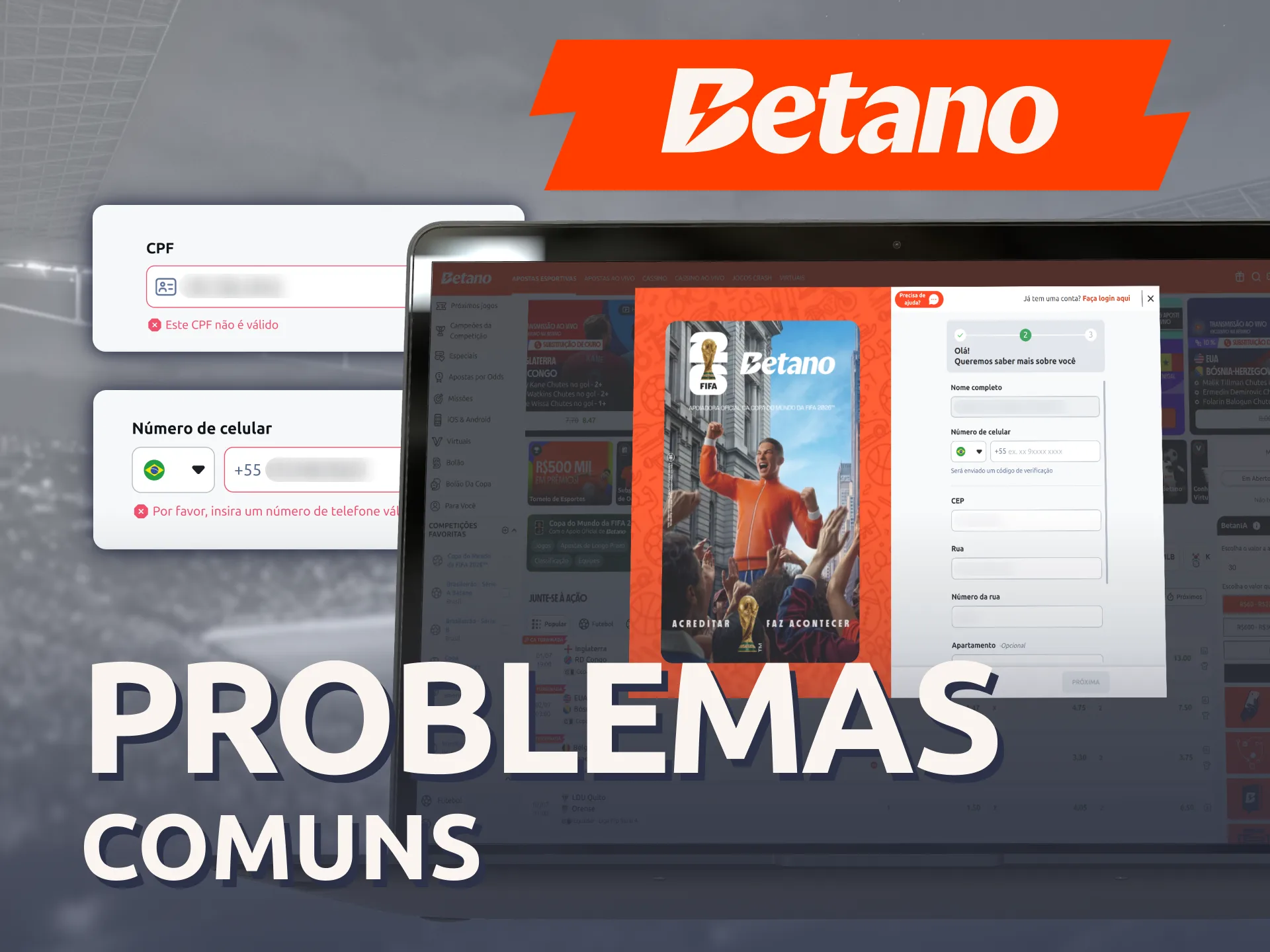 Saiba como evitar falhas operacionais durante o seu Cadastro Betano online.